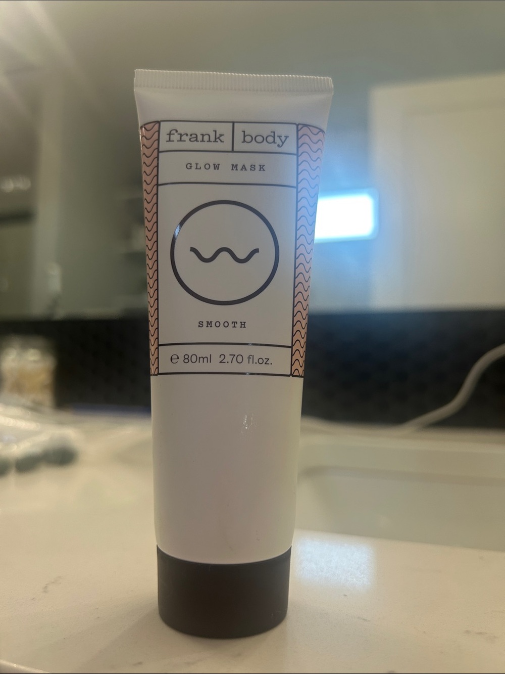 frank body Glow Mask Smooth - White & Pink